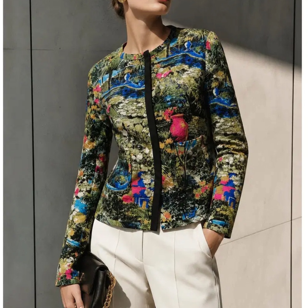 Max Mara Tropical Silk Blazer